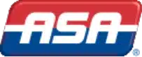 ASA or Automotive Service Association red white and blue logo